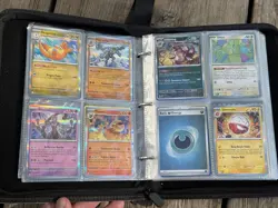 Pokemon Collection 176 Cards + Bulk Binder Full Arts EX Mimikyu & More READ - Image 4