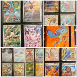 Pokemon Binder Collection 55+ Cards - SIR IR Full Art EX + More Pack Fresh!!! - Image 1