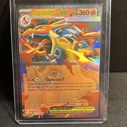 Charizard & Mega Charizard Y EX Black Star Promo Holo English Card Lot - Image 2