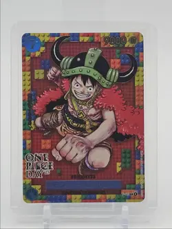 MONKEY.D.LUFFY 2025 ONE PIECE JAPANESE PREMIUM PROMO CARD #P-110 Q5989 - Image 1