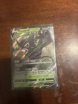 Pokemon TCG Zarude v Holo Ultra Rare Card Vivid Voltage 022/185 - Image 1