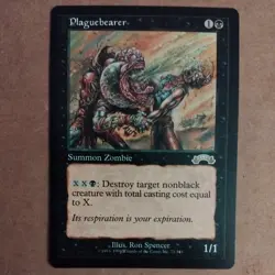 Plaguebearer Exodus LP MTG Rare Reserved List Vintage Card - Image 1