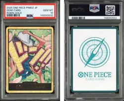 2025 ONE PIECE JAPANESE PRB02-PREMIUM BOOSTER DON!! CARD ROBIN-GOLD BANDAI PSA10 - Image 3