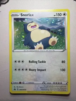 Snorlax SWSH032 SWSH: Sword & Shield Promo Cards Holo - Image 1