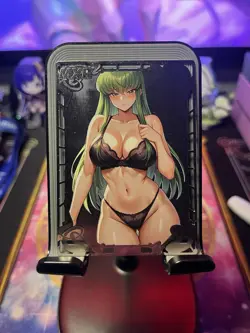 (Double Sided) Goddess Story Metal Card Serialized Anime Waifu CC - Image 1