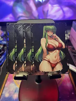 (Double Sided) Goddess Story Metal Card Serialized Anime Waifu CC - Image 2