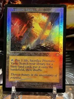 MTG Prismatic Vista (Retro Traditional Foil✨) MH - (Not The Cheaper Etched Foil) - Image 1