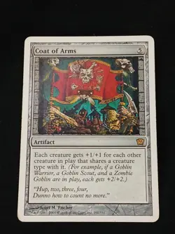 Coat of Arms 9th Edition TCG MTG Magic the Gathering Moderately Played (MP) - Image 1