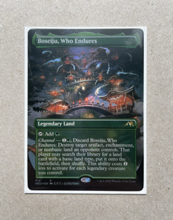 Boseiju, Who Endures (Borderless) Foil - Kamigawa:Neon Dynasty - MTG English - Image 1