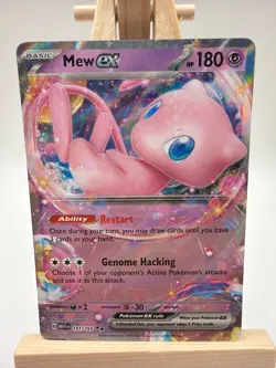 NM-Mint, English - 1 x Pokemon Mew ex - 151/165 - Double Rare Scarlet & Violet - - Image 1