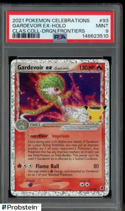 2021 Pokemon Celebrations Classic Coll Dragon Frontiers Gardevoir Ex Holo PSA 9 - Image 1