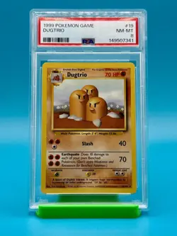 PSA 8 - 1999 Pokemon Game Base Set Dugtrio #19 - Image 1