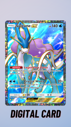 Suicune EX Secluded Springs Pokemon TCG Pocket 2 Star ⭐⭐ (English) - Image 1