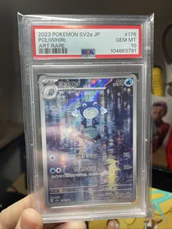 PSA 10 - POLIWHIRL - 176/165 - POKEMON 151 SV2A AR FULL ART JAPANESE, Nintendo! - Image 4