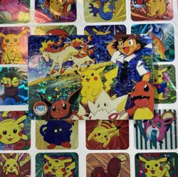 Pokemon Charizard Vintage Pocket Monsters Vending HOLO Prism Sticker 99 Nintendo - Image 1