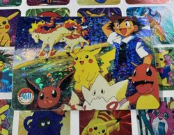 Pokemon Charizard Vintage Pocket Monsters Vending HOLO Prism Sticker 99 Nintendo - Image 2