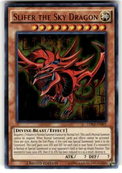 Slifer the Sky Dragon Ultra Rare NM Legendary Decks ll LDK2-ENS01 Yu-Gi-Oh! - Image 1