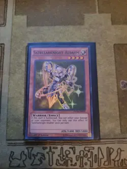 YUGIOH SATELLARKNIGHT ALSAHM DUEA-EN021 SUPER 1ST ED NM - Image 1