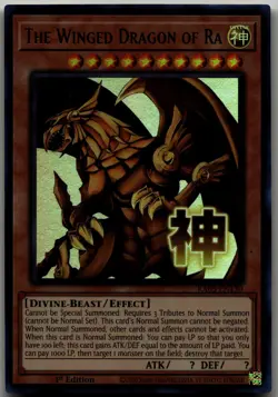 The Winged Dragon of Ra Ultra Rare Rarity Collection 5 RA05-EN130 LP - Image 1