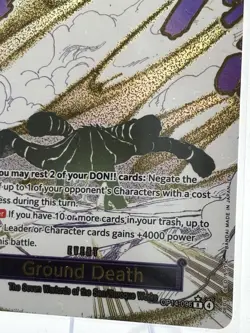 Bandai Ground Death OP14-096 R Holo Event alternate art Card One Piece - Image 4