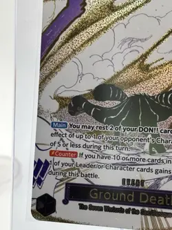 Bandai Ground Death OP14-096 R Holo Event alternate art Card One Piece - Image 5