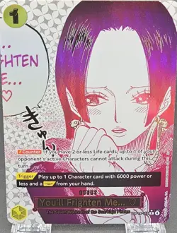 2025 One Piece You'll Frighten Me Alternate Art Azure Sea's Seven Free Shipping - Image 2