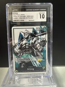 One Piece Arlong OP03-022 Parallel Leader Alt Pillars of Strength CGC 10 - Image 1
