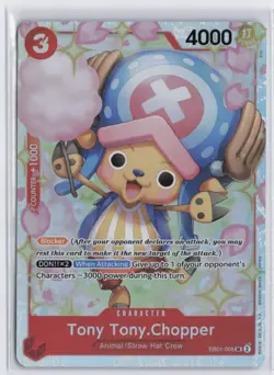 One Piece Extra Booster Memorial Collection Tony Tony Chopper EB01-006 SR NM - Image 1