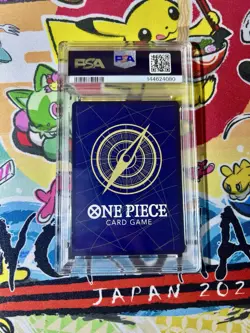 Monkey.D.Luffy Super Rare Foil ST10-006 One Piece 1st Anniversary PSA 9 - Image 2