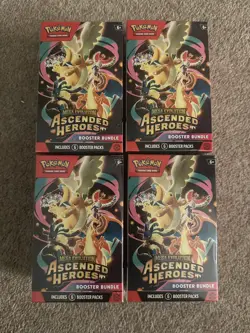 Pokemon TCG: Mega Evolution Ascended Heroes Booster Bundle x4 - Sealed ✅ - Image 1