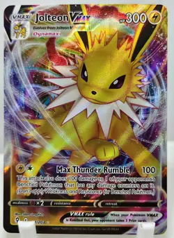 Jolteon Vmax 051/203 Evolving Skies NM/M Ultra Rare Pokemon Pack Fresh Unplayed - Image 1