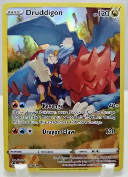 Druddigon TG09/TG30 Silver Tempest Trainer Gallery Pokemon NM/M Pack Fresh - Image 1