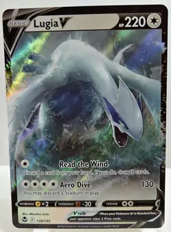 Lugia V Ultra Rare Silver Tempest 138/195 NM/M Unplayed Pack Fresh Pokemon - Image 1