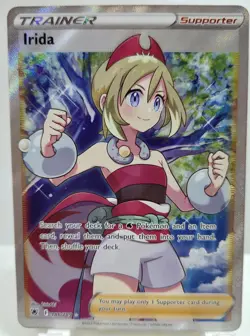 Irida 186/189 Astral Radiance Full Art Ultra Rare Pokemon NM/M Unplayed - Image 1