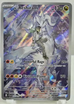 N’s Reshiram 167/159 Pokemon Journey Together Illustration Rare NM/M Pack Fresh - Image 1