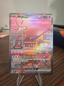 2023 POKEMON SVP EN-SV BLACK STAR PROMO #053 MEW EX - Image 1