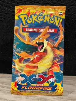 Pokemon TCG - XY Flashfire Booster Pack Mega Charizard Y Artwork Factory Sealed - Image 1