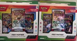 Pokemon First Partner Illustration Series 1 Promo 2 pack - Image 1