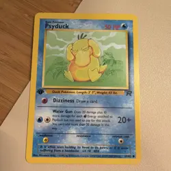Pokemon Psyduck Team Rocket 1st Edition 65/82 - LP - Image 1
