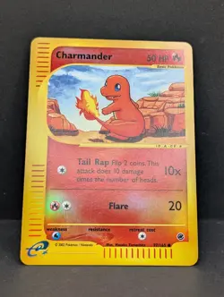 Charmander 097/165 Expedition Base Set Reverse Holo Rare Pokemon TCG Nintendo NM - Image 3