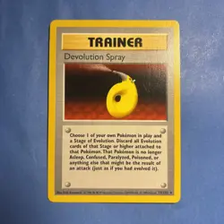 Pokemon Devolution Spray 72/102 Shadowless Base Set WOTC Vintage NM - Image 1