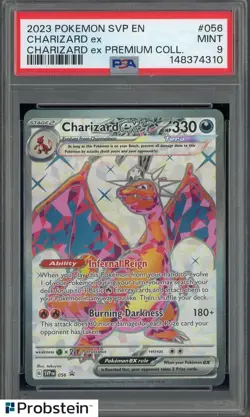 2023 Pokemon SVP En Charizard ex Premium Collection #056 Charizard ex PSA 9 MINT - Image 1