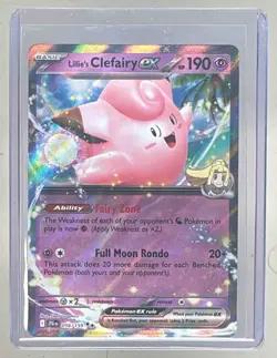 Lillie's Clefairy ex 2025 Pokemon Journey Together #056 - Image 1