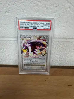 2021 POKEMON CELEBRATIONS CLASSIC COLLECTION #145 GARCHOMP C LV.X-HOLO PSA 10 - Image 1
