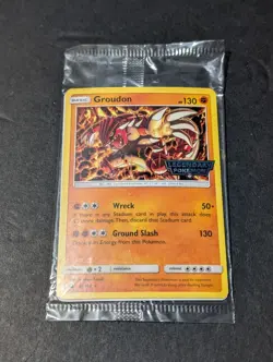 Pokemon Groudon 81/168 Holo SEALED - Legendary Pokemon Stamp GameStop Promo - Image 1