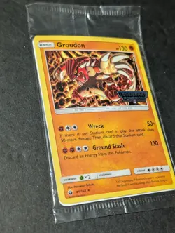 Pokemon Groudon 81/168 Holo SEALED - Legendary Pokemon Stamp GameStop Promo - Image 3