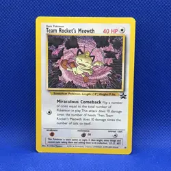 The Pokemon Company Team Rocket's Meowth 18/53 Wotc 40 HP Regular English - Image 1