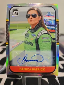 2020 Panini Donruss NASCAR - Optic Retro 1987 Danica Patrick Holo Signatures /99 - Image 1