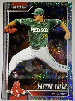 2026 Topps Series 1 Payton Tolle RC Holo Foil #15 Boston Red Sox - MINT - Image 1