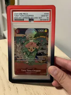 2024 One Piece English 1st Anniversary Set #006 Tony Tony Chopper PSA 10 - Image 1